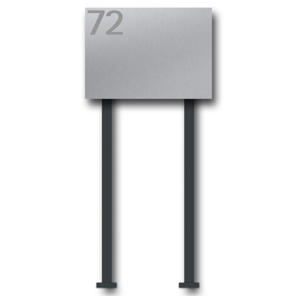 Briefkasten Edelstahl B1 Big Steel freistehend