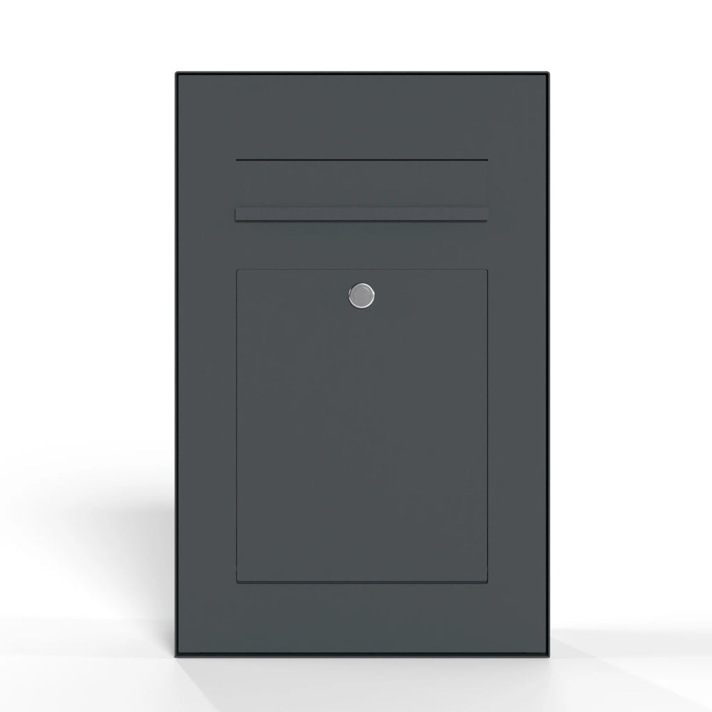 Briefkasten Edelstahl Aufputz B2