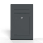 Briefkasten Edelstahl Aufputz B2