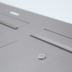 Briefkasten Edelstahl B2 Twin