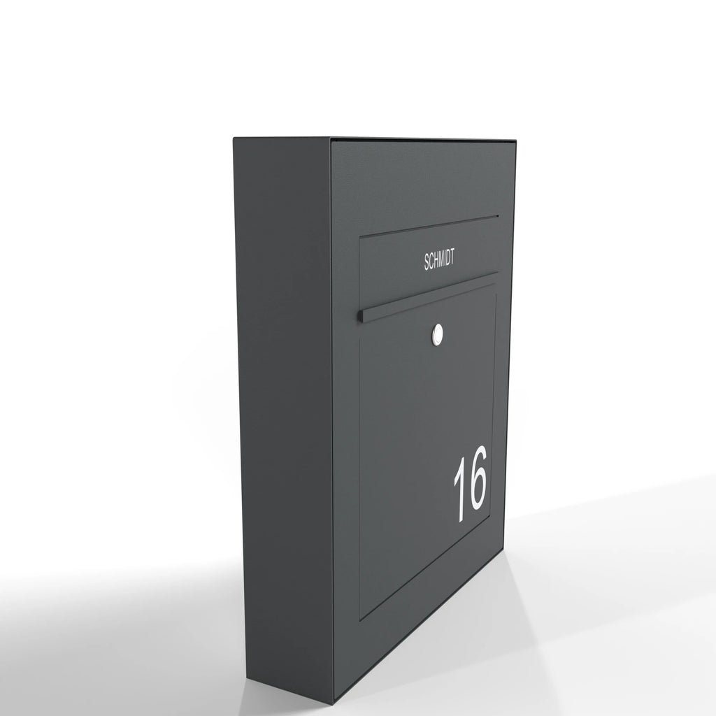 Briefkasten Edelstahl Aufputz B3