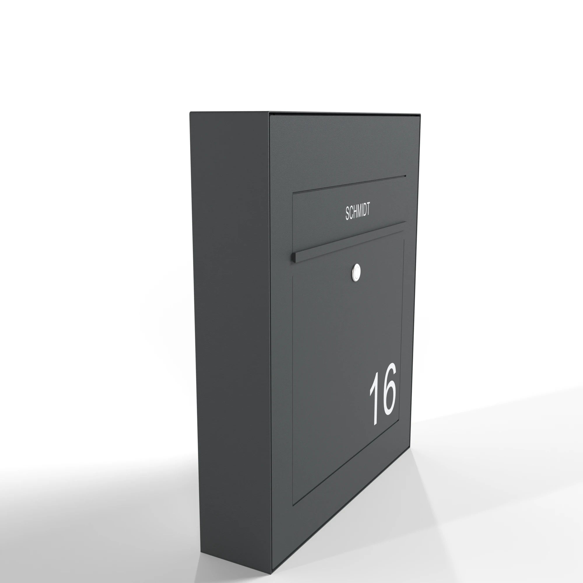 Briefkasten Edelstahl Aufputz B3