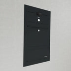 Briefkasten Edelstahl B3 Compact Video-LC Ultra Zeitungsfach