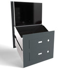 Edelstahl Durchwurfanlage Zweifamilie B3V-DoorBird Individuell