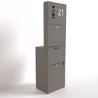 Briefkasten B3-Paketbox freistehend DoorBird Hausnummer Individuell