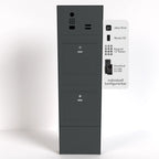 Doppelbriefkasten B3-Stele freistehend DoorBird Individuell