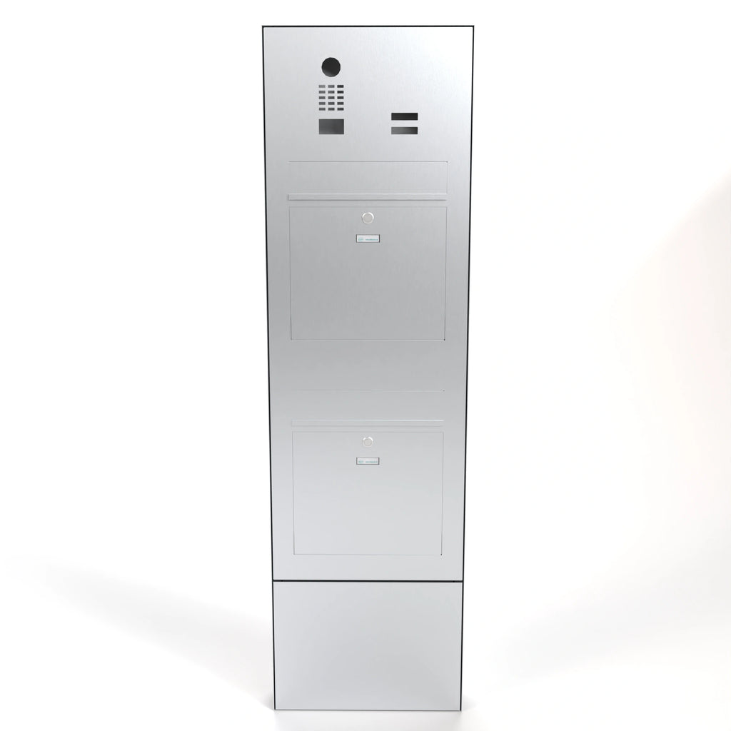 Doppelbriefkasten B3-Stele freistehend DoorBird