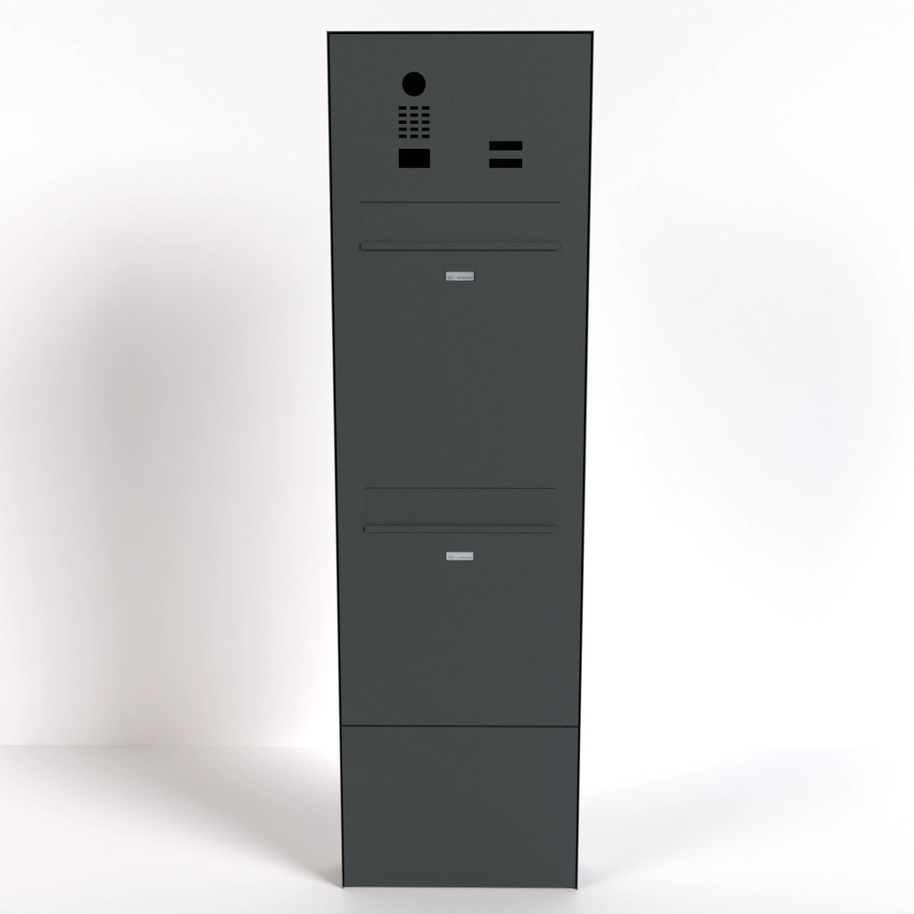 Doppelbriefkasten B3-Stele freistehend DoorBird
