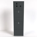 Doppelbriefkasten B3-Stele freistehend DoorBird