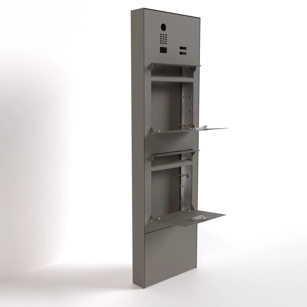 Doppelbriefkasten B3-Stele freistehend DoorBird