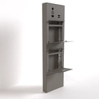 Doppelbriefkasten B3-Stele freistehend DoorBird