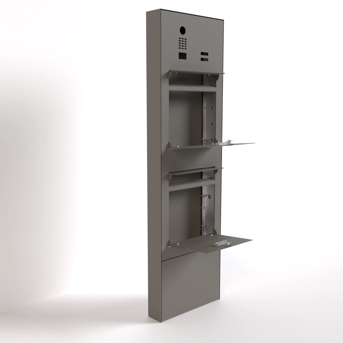 Doppelbriefkasten B3-Stele freistehend DoorBird