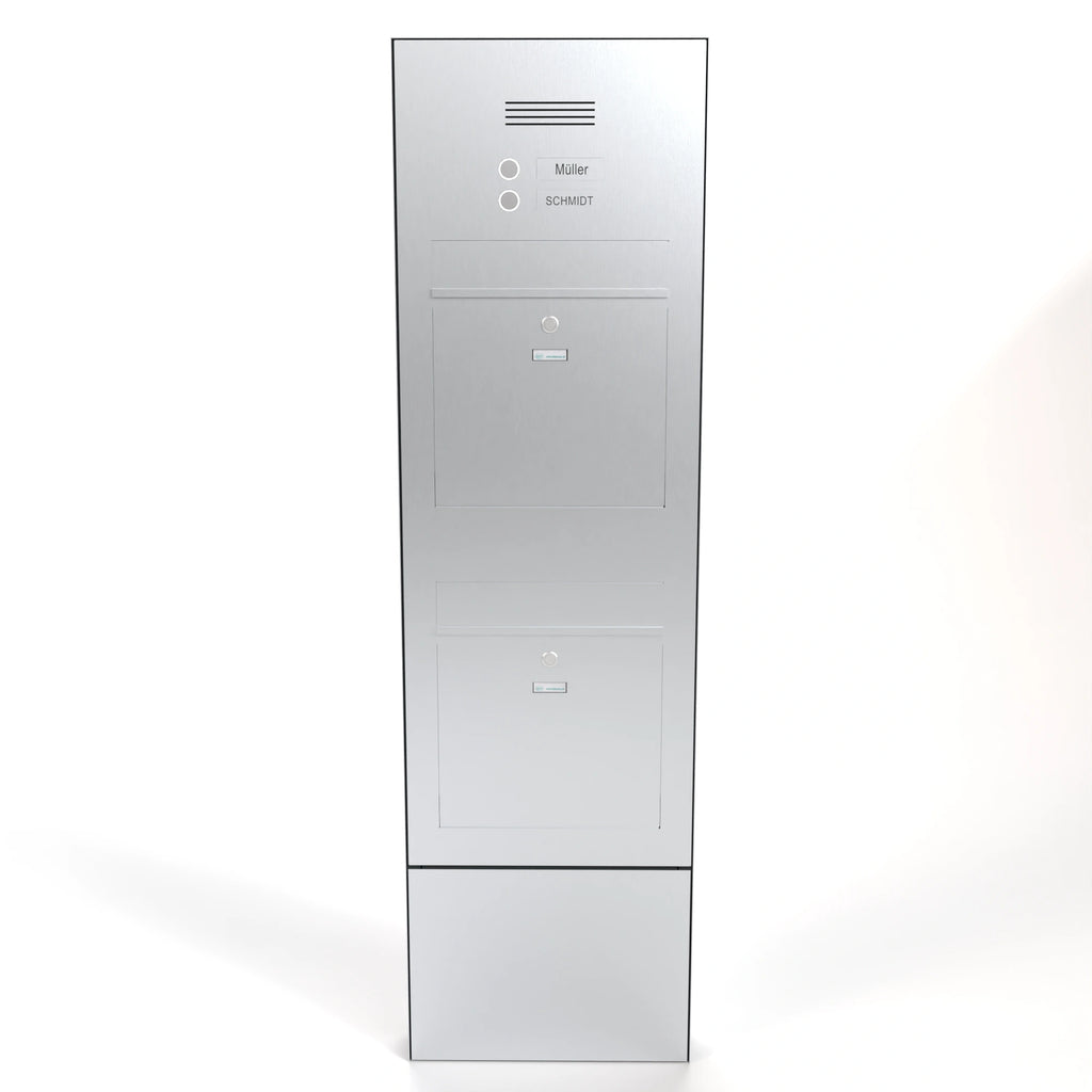 Doppelbriefkasten B3-Stele freistehend Audio Individuell