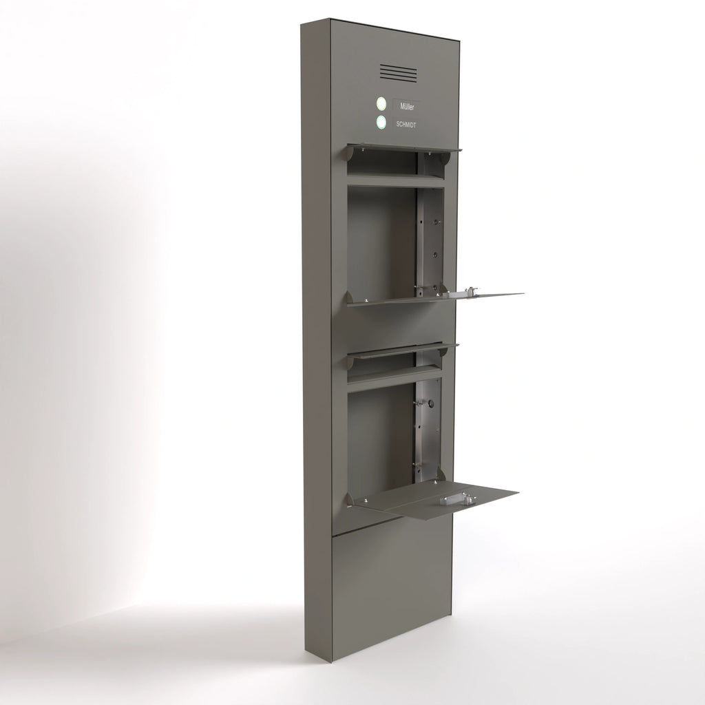 Doppelbriefkasten B3-Stele freistehend Audio Individuell