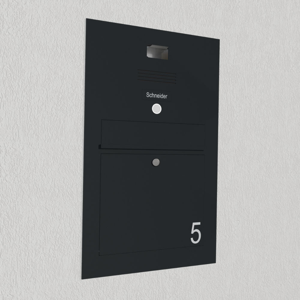 Briefkasten Videosprechanlage B3V-Busch-Jaeger