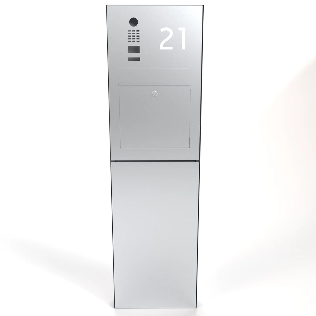 Briefkasten B3-Stele freistehend DoorBird Hausnummer Individuell