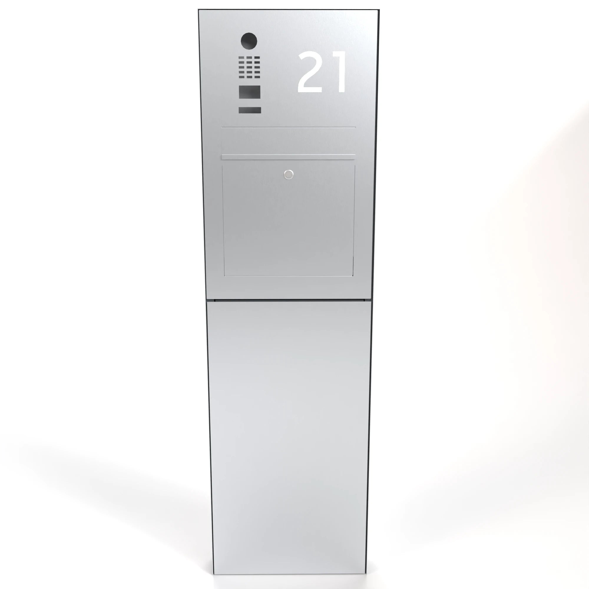 Briefkasten B3-Stele freistehend DoorBird Hausnummer Individuell
