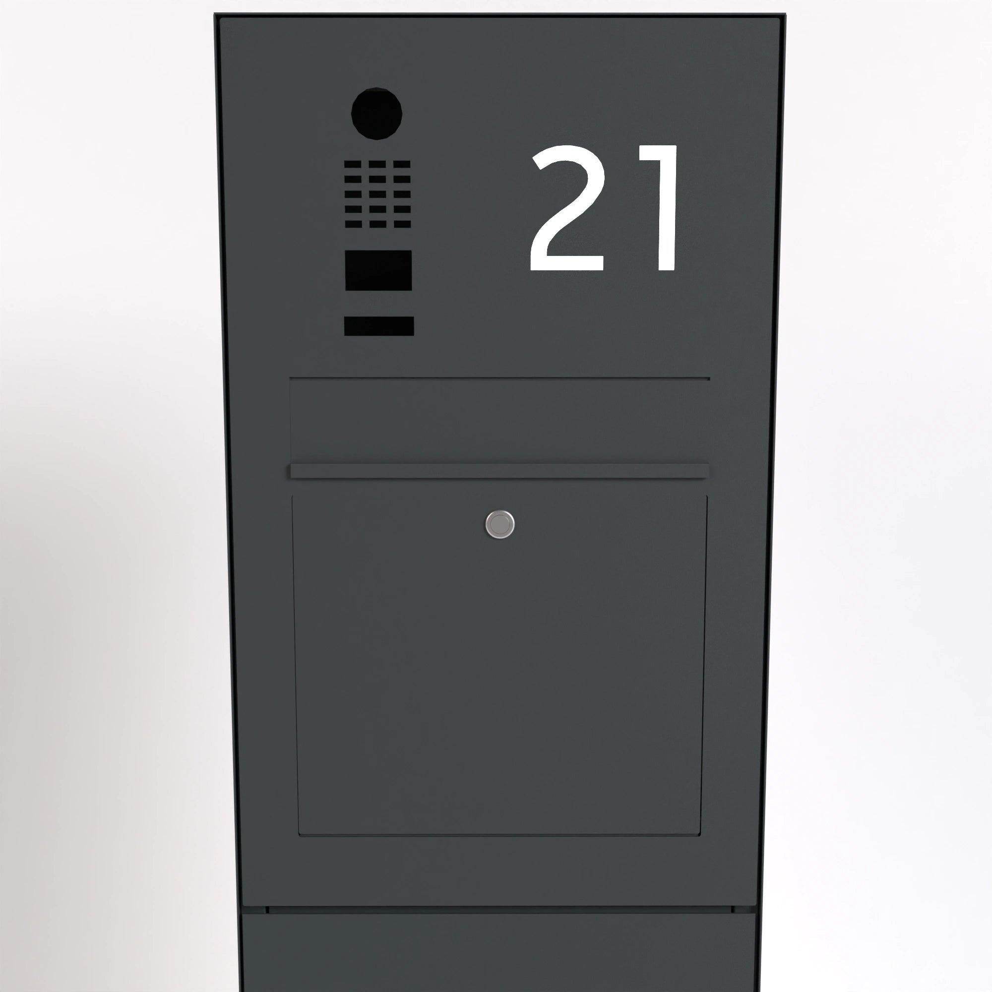 Briefkasten B3-Stele freistehend DoorBird Hausnummer Individuell