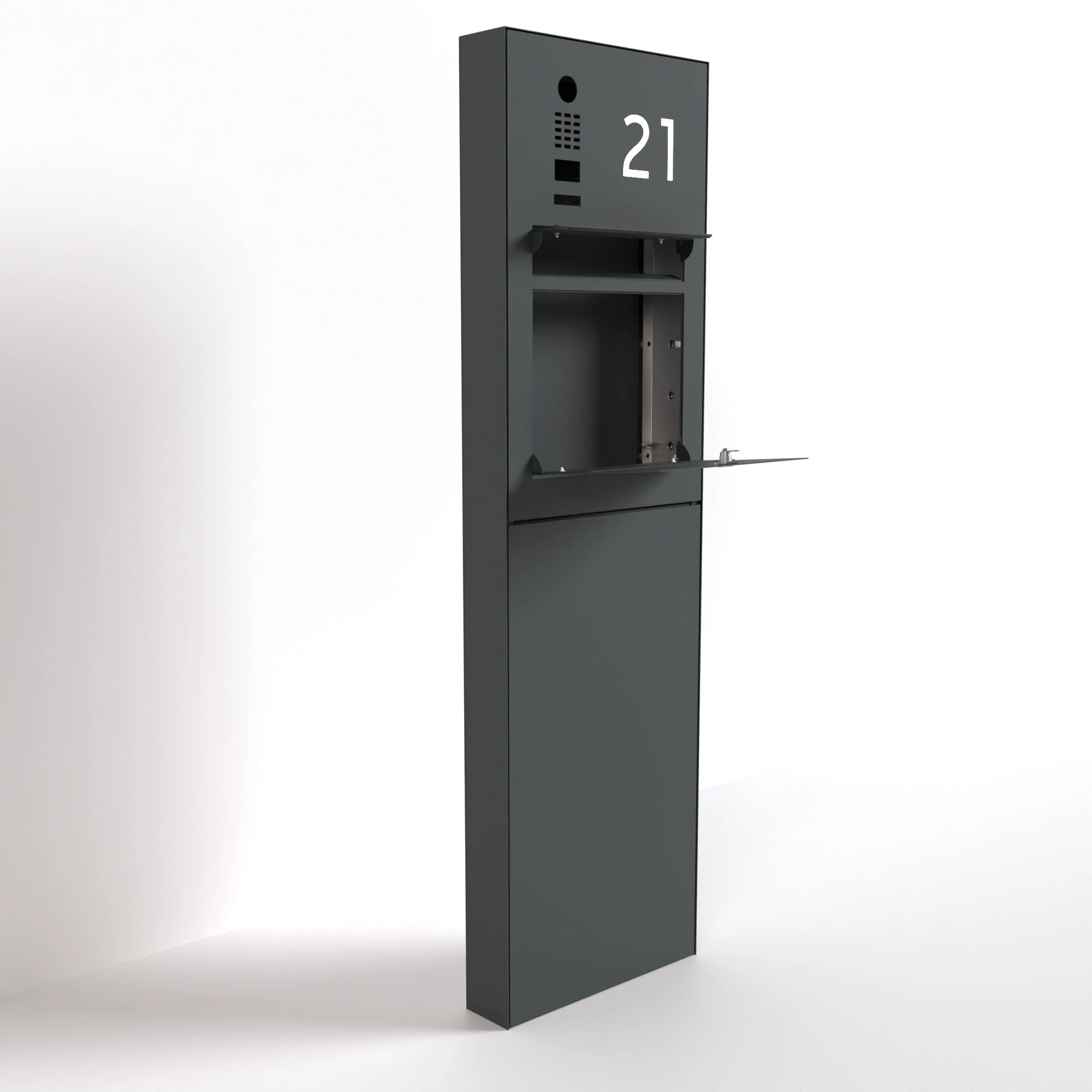 Briefkasten B3-Stele freistehend DoorBird Hausnummer Individuell