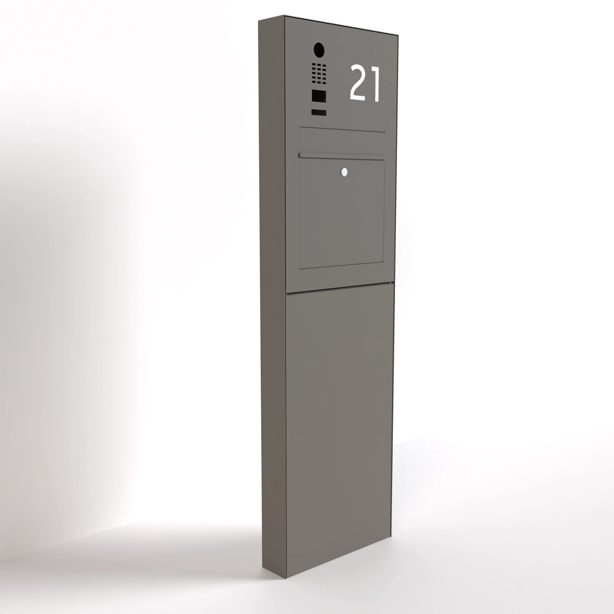 Briefkasten B3-Stele freistehend DoorBird Hausnummer Individuell