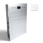 Briefkasten Edelstahl B3A-LC mit integrierter Sprechanlage und separater Innenstation
