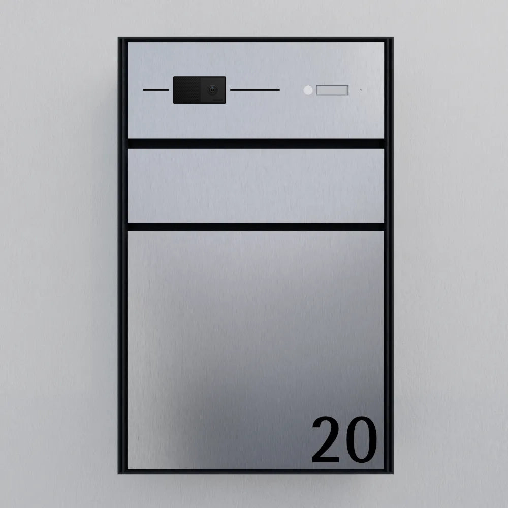 Briefkasten Edelstahl B7 Video Ultra