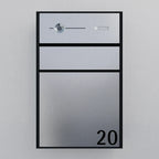 Briefkasten Edelstahl B7 Video LOGOS