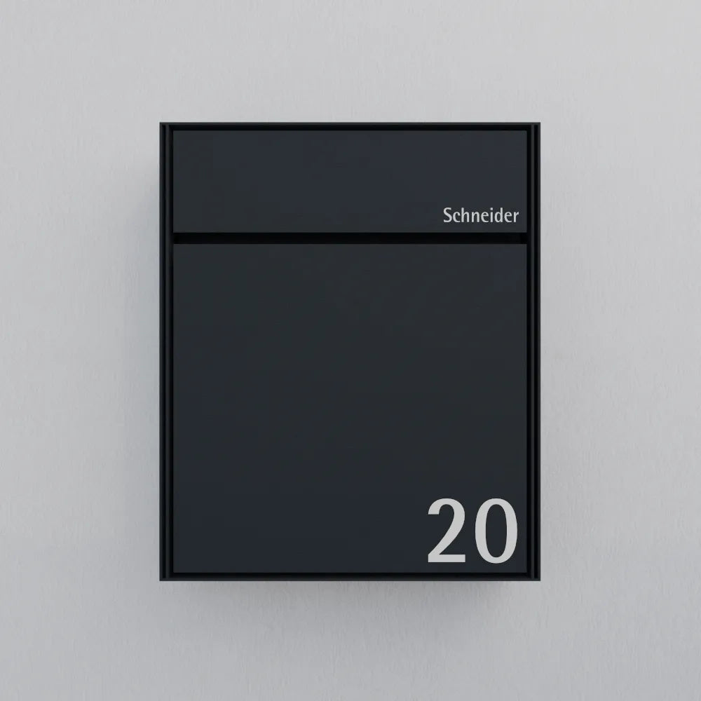 Briefkasten Anthrazit B7