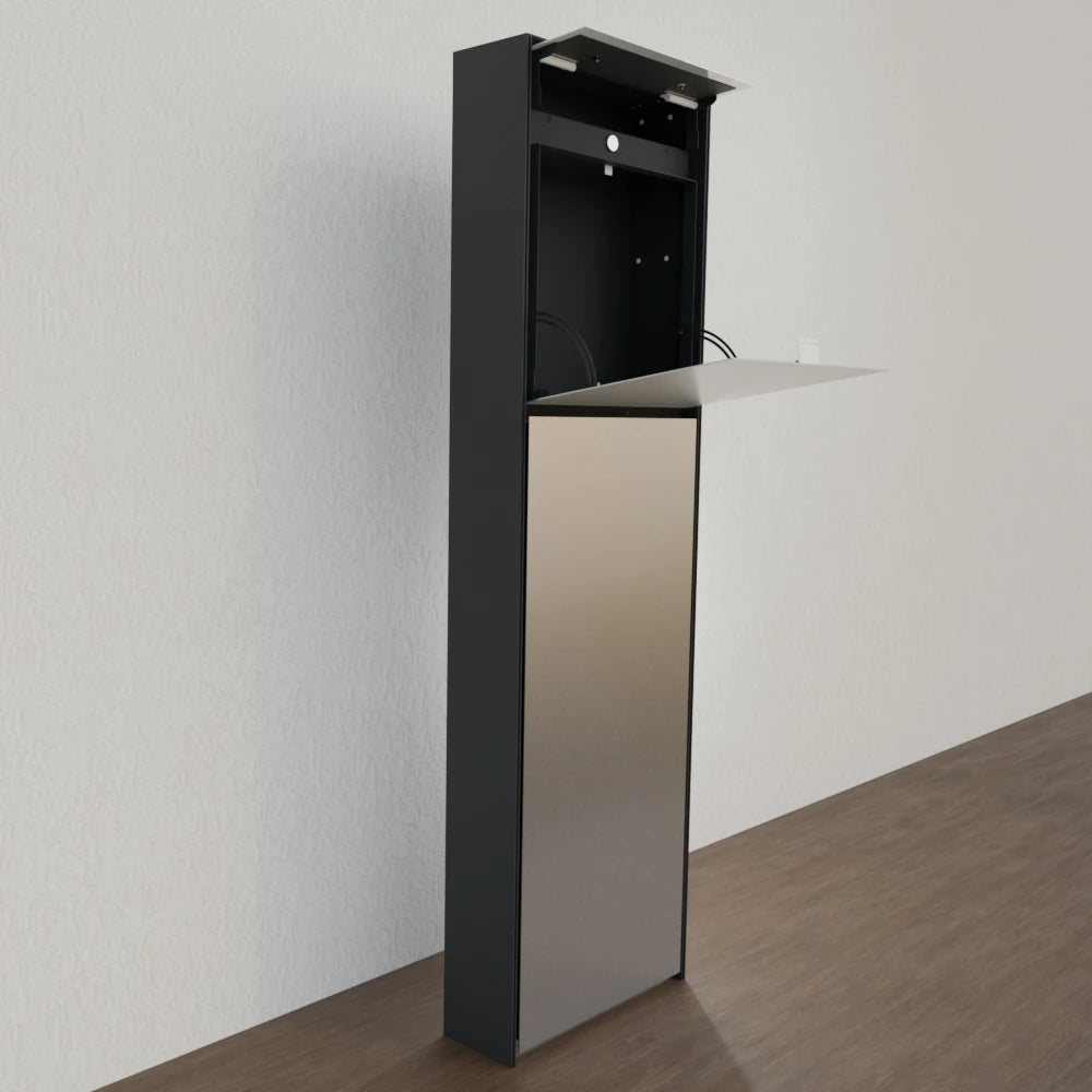 Briefkasten Edelstahl B7 Stele