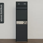 Briefkasten Anthrazit B7 Video Stele LOGOS