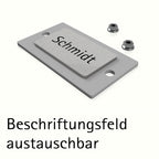 Anthrazit Briefkasten B4 Big Türklingel freistehend – Briefkastenanlage