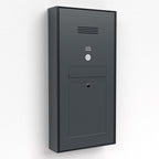 Briefkasten Türsprechanlage Aufputz Edelstahl B2 Audio