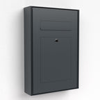 Briefkasten Edelstahl Aufputz B2
