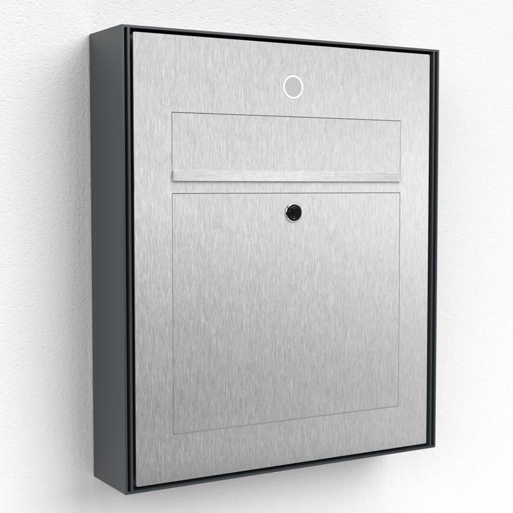 Briefkasten Edelstahl Aufputz B3 Bell