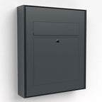Briefkasten Edelstahl Aufputz B3