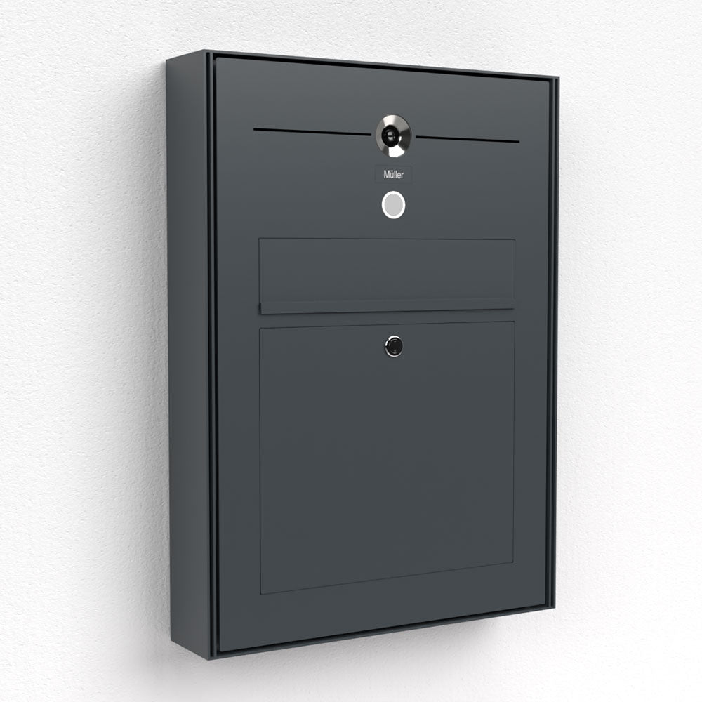 Briefkasten Edelstahl Aufputz B3V-LC