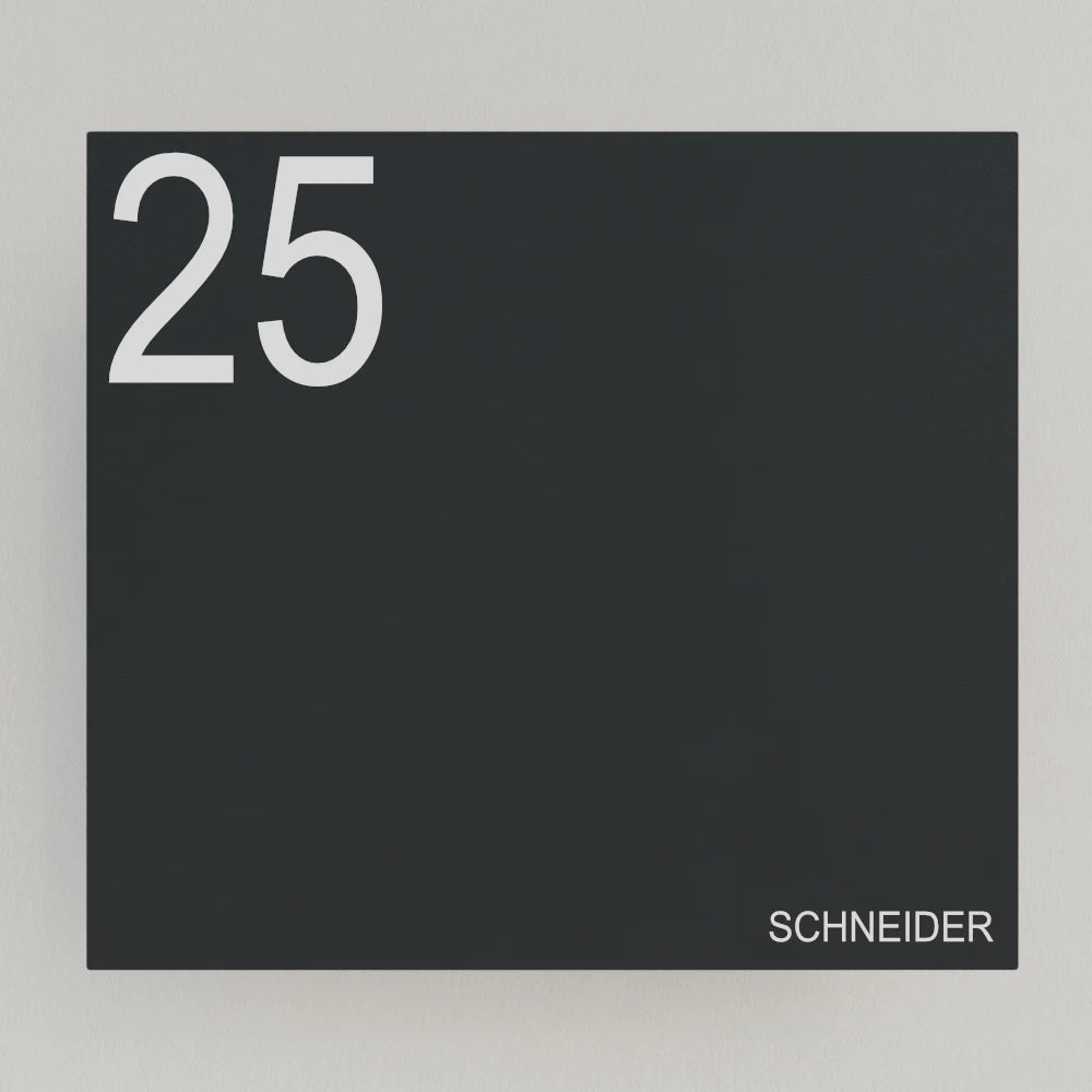 Briefkasten Edelstahl B1 Big Anthrazit