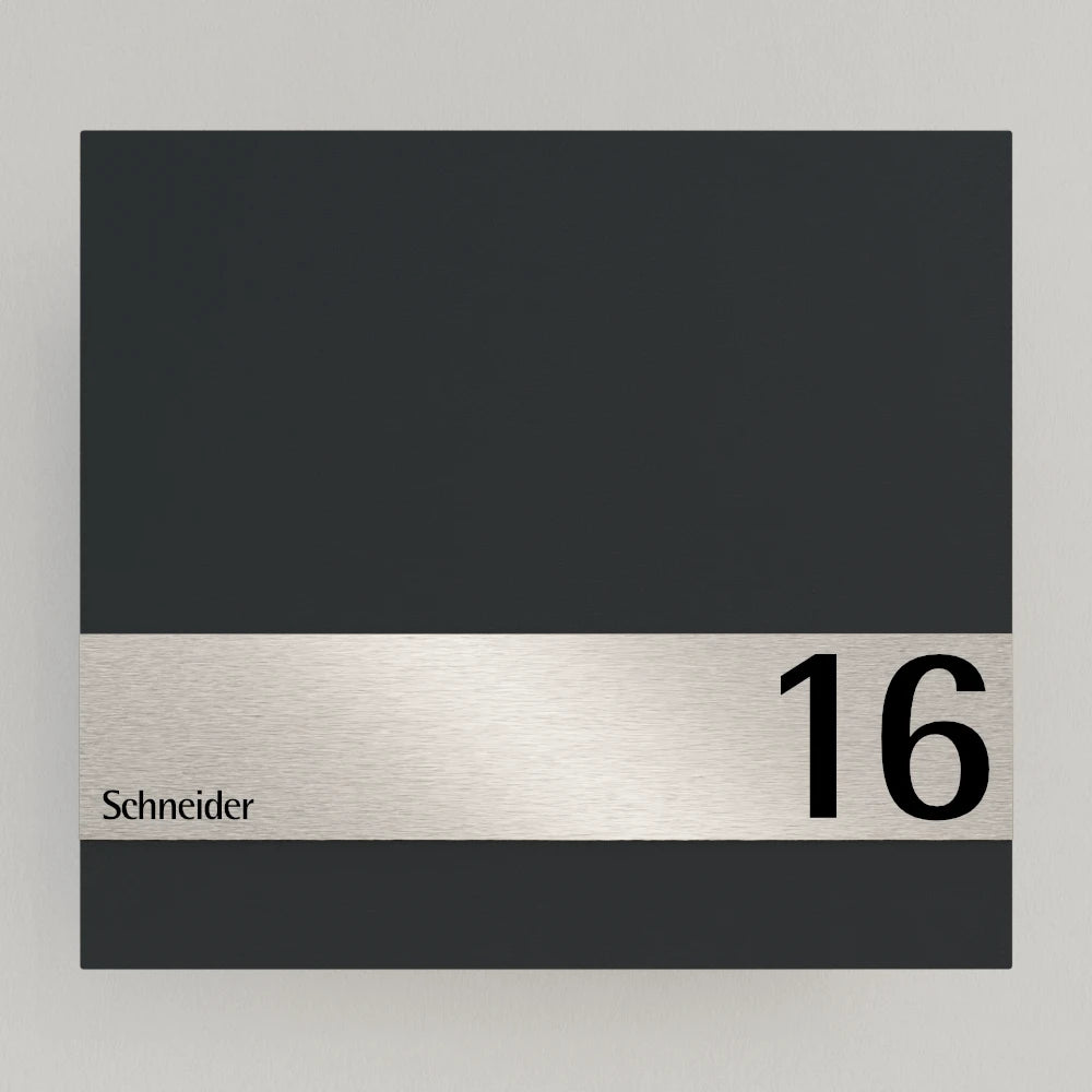 Edelstahl Briefkasten – B1 Big Shield