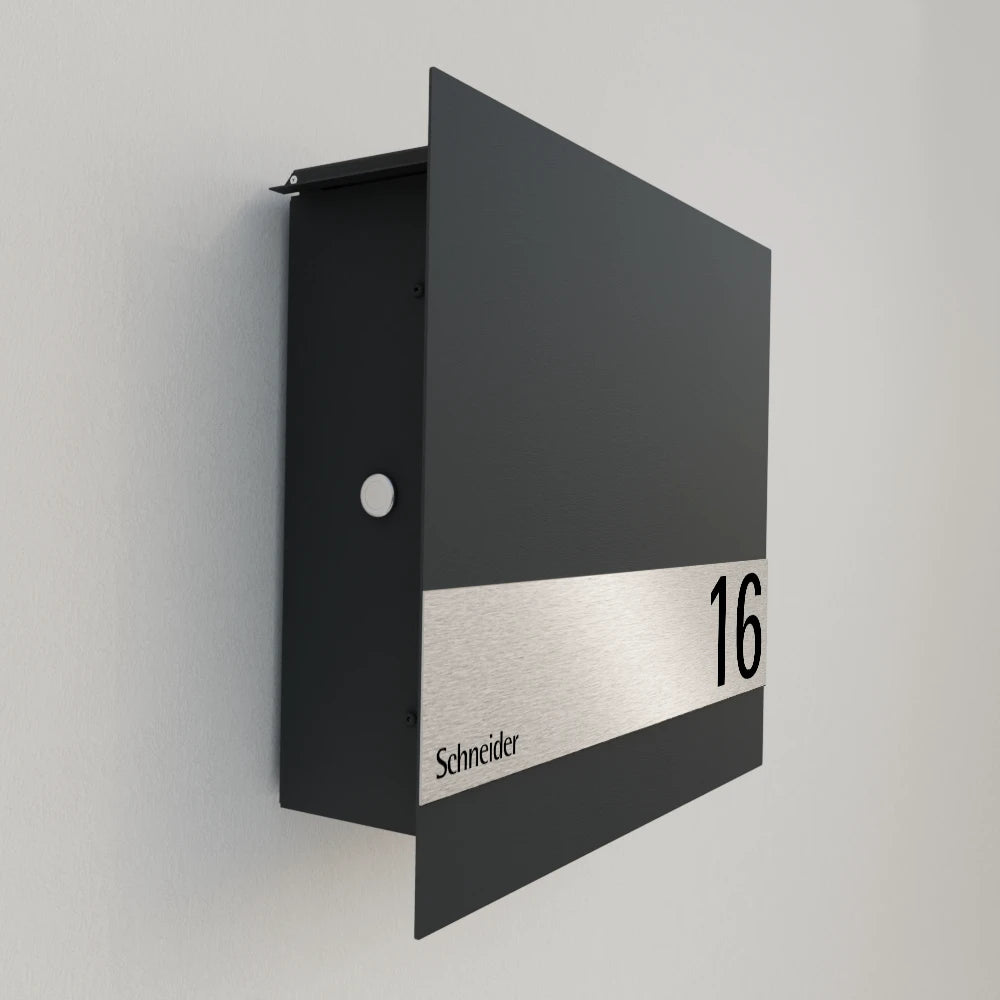 Edelstahl Briefkasten – B1 Big Shield