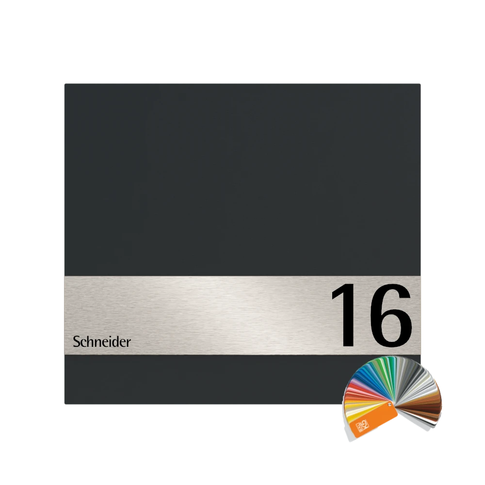 Edelstahl Briefkasten – B1 Big Shield