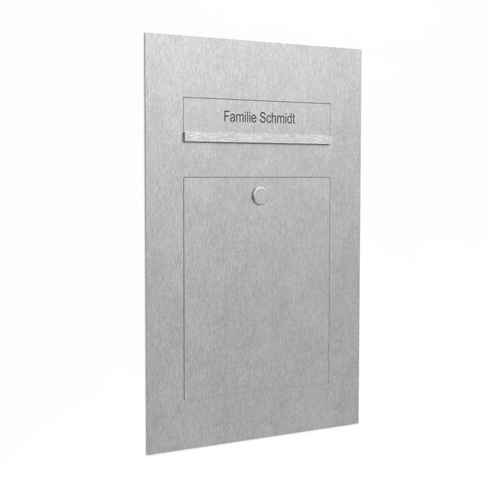 Briefkasten Edelstahl B2