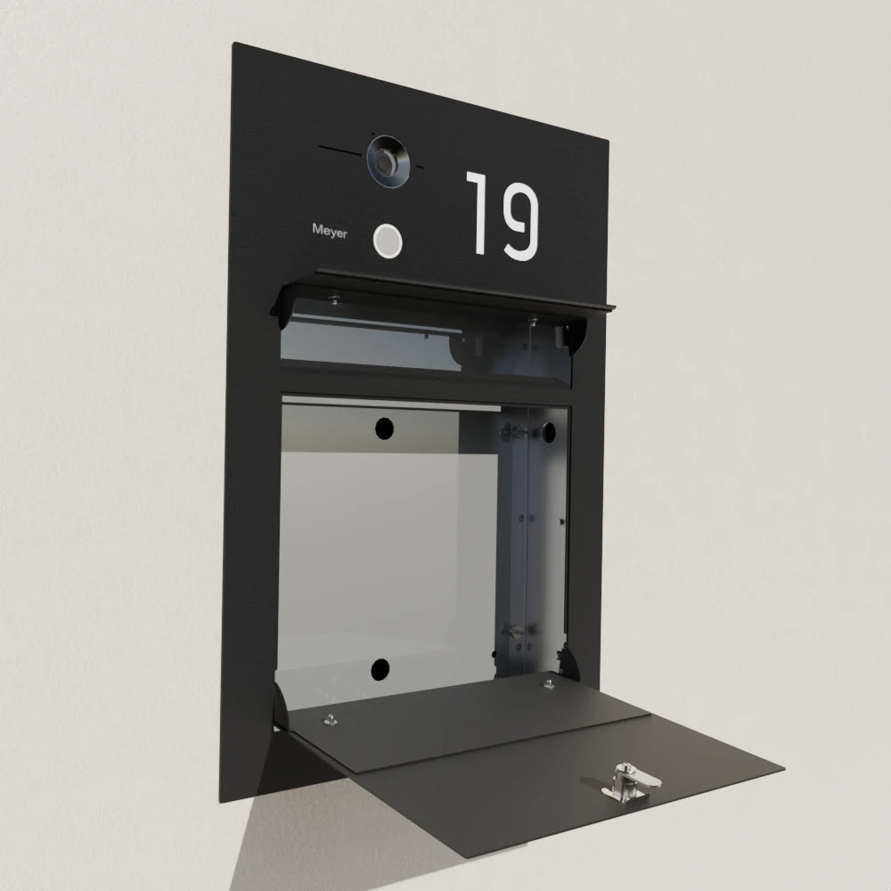 Briefkasten Edelstahl Hausnummer B3V-LC LOGOS