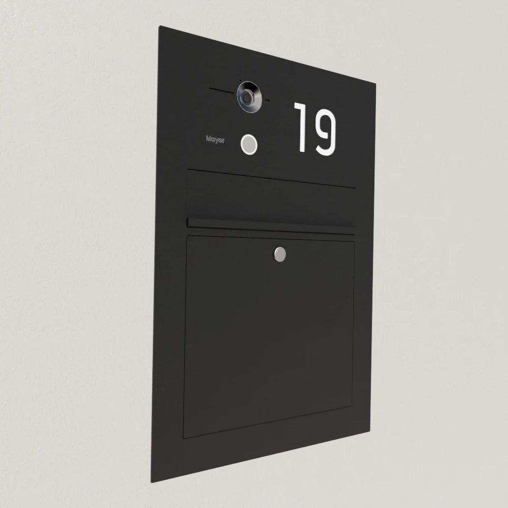 Briefkasten Edelstahl Hausnummer B3V-LC LOGOS