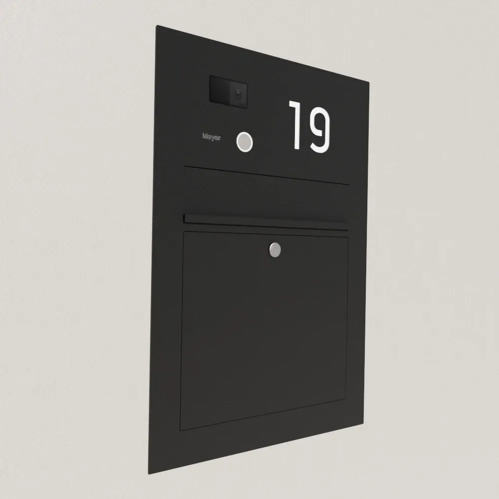 Briefkasten Edelstahl Hausnummer B3V-LC Ultra