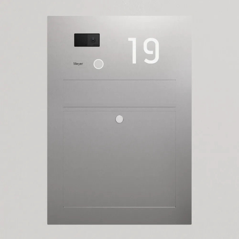 Briefkasten Edelstahl Hausnummer B3V-LC Ultra