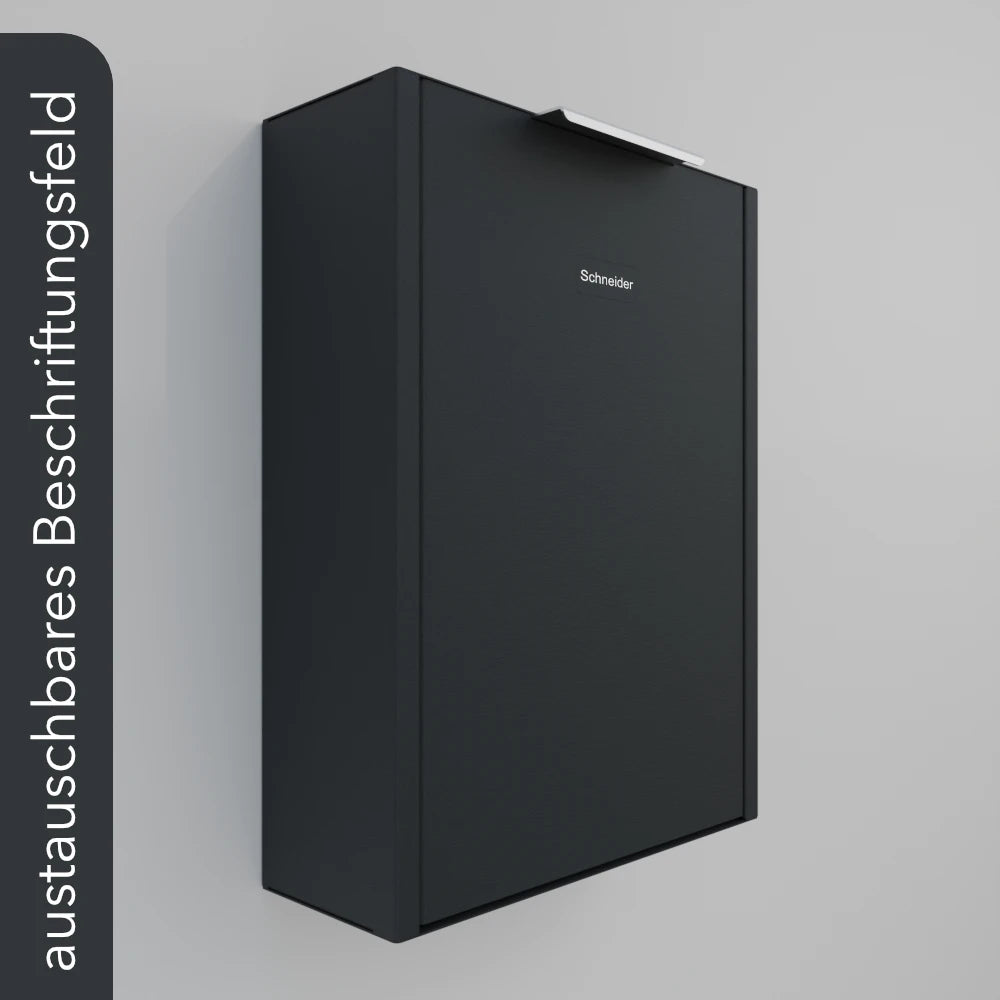Anthrazit Briefkasten B4 Small