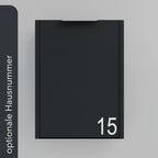 Anthrazit Briefkasten B4 Small