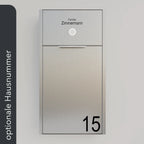 Briefkasten Edelstahl B4 Small Türklingel