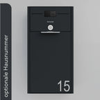 Anthrazit Briefkasten B4 Small Video