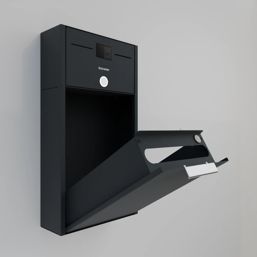 Anthrazit Briefkasten B4 Small Video